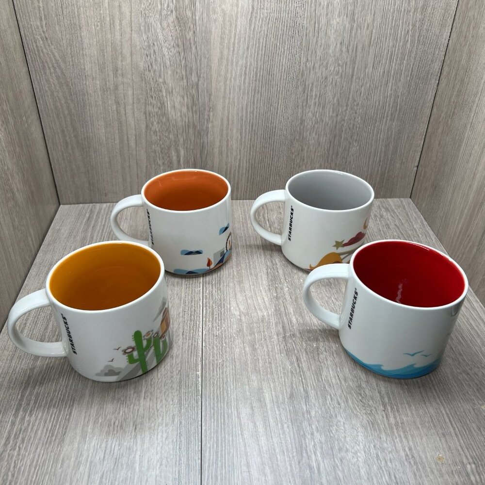 Starbucks You Are Here Collection Mugs Arizona Chicago Nashville San Francisco - Picture 2 of 13